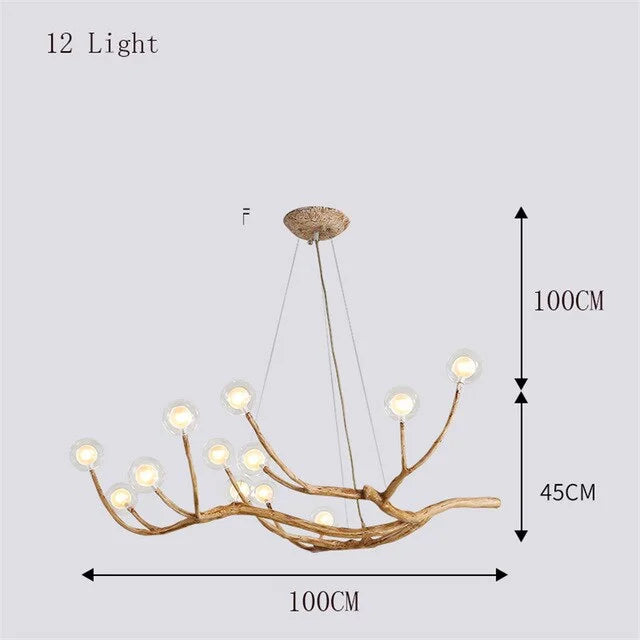 TREE BRANCH CEILING LIGHT FIXTURES