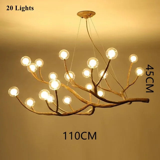 TREE BRANCH CEILING LIGHT FIXTURES