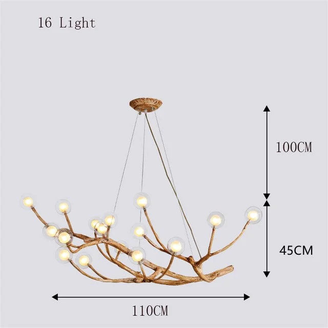 TREE BRANCH CEILING LIGHT FIXTURES