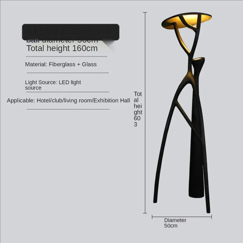 TREE SCULPTURE RESIN FLOOR LAMPS | CL459632