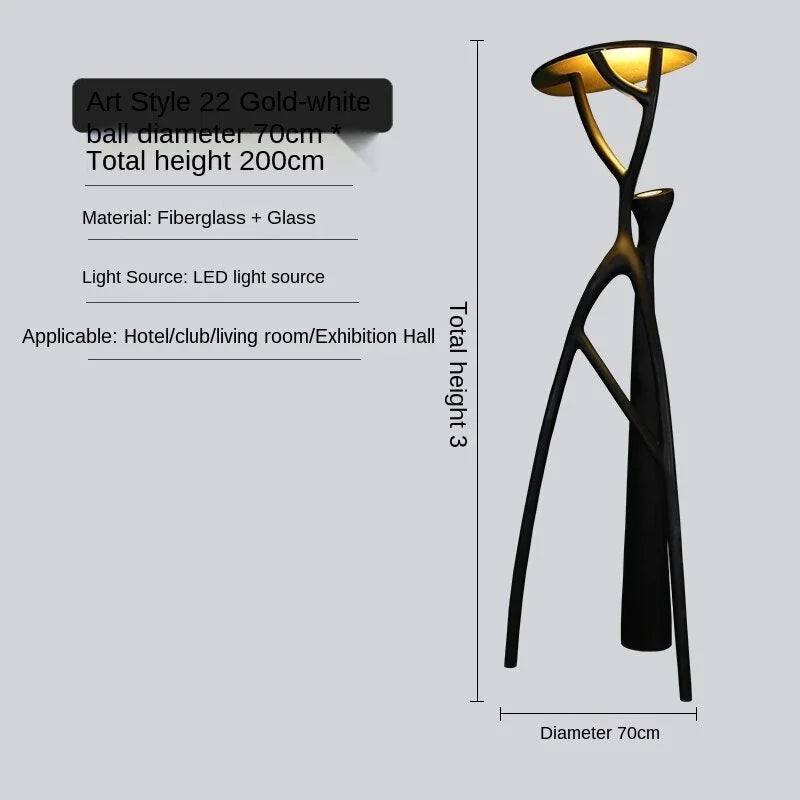 TREE SCULPTURE RESIN FLOOR LAMPS | CL459632