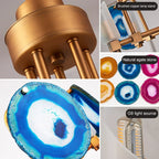 TWO TIER AGATE CHANDELIER | CL63397