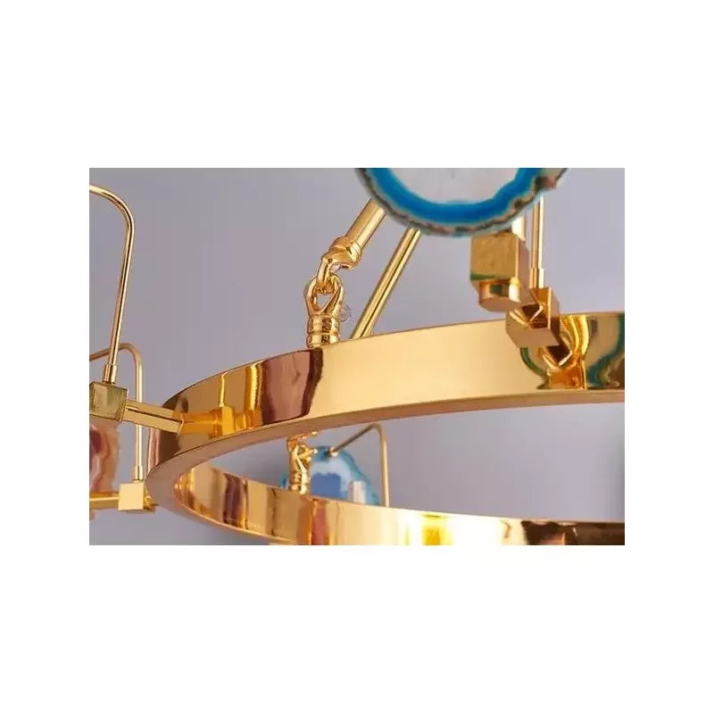 TWO TIER AGATE CHANDELIER | CL63397
