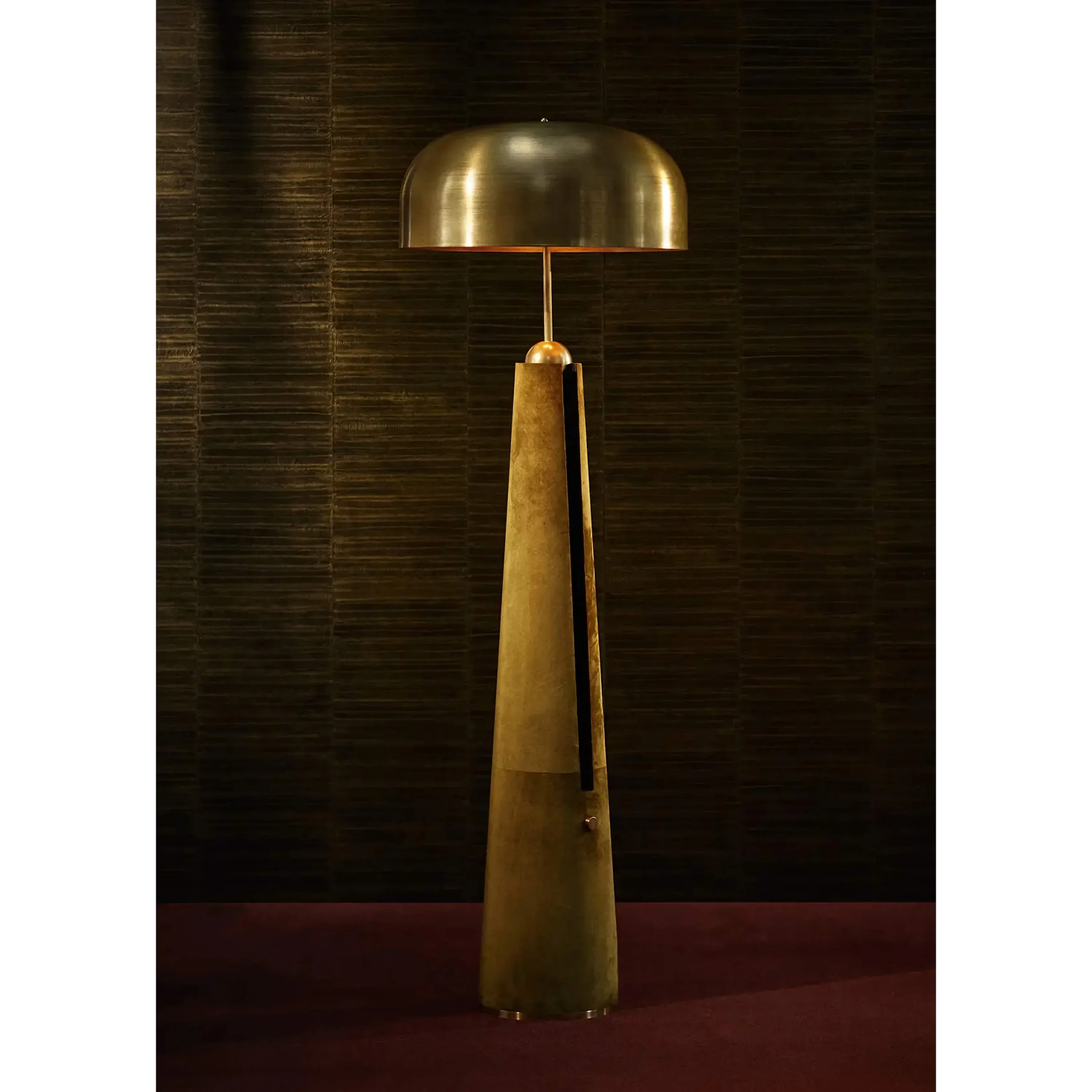 VINTAGE BRASS COPPER FLOOR LAMP | DESIGN CL85076P