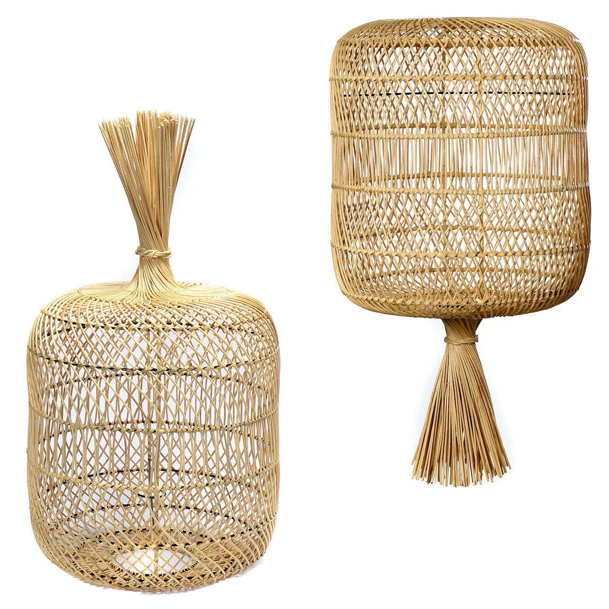 VINTAGE HANDCRAFTED BAMBOO LAMP COLLECTION