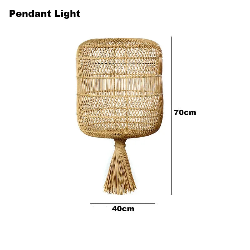 VINTAGE HANDCRAFTED BAMBOO LAMP COLLECTION