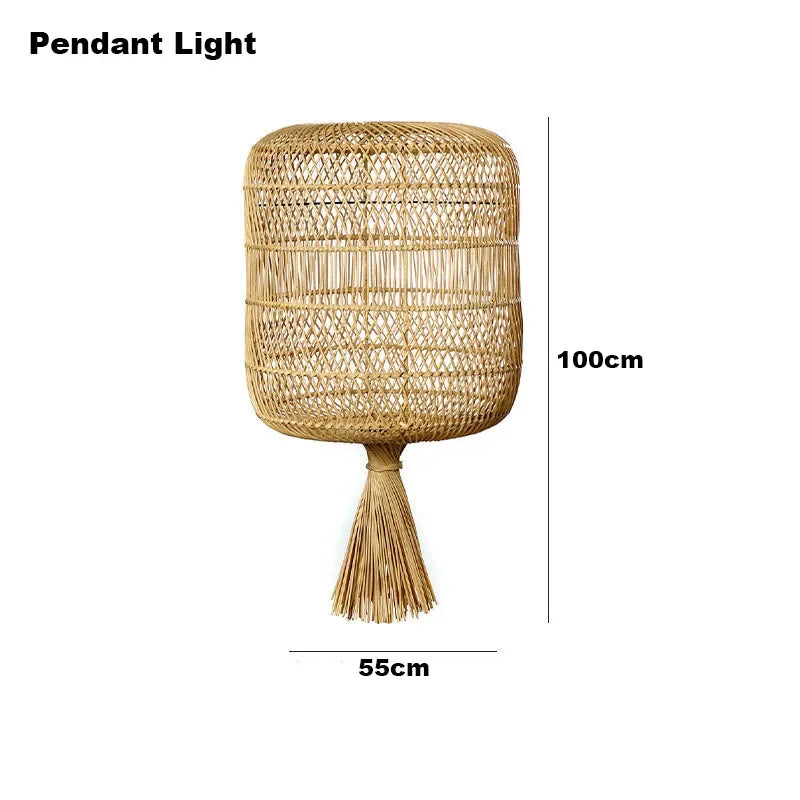VINTAGE HANDCRAFTED BAMBOO LAMP COLLECTION