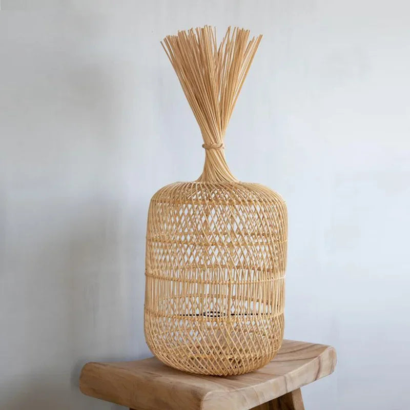 VINTAGE HANDCRAFTED BAMBOO LAMP COLLECTION