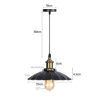 VINTAGE INDUSTRIAL METAL SINGLE PENDANT LIGHTING | CL74522