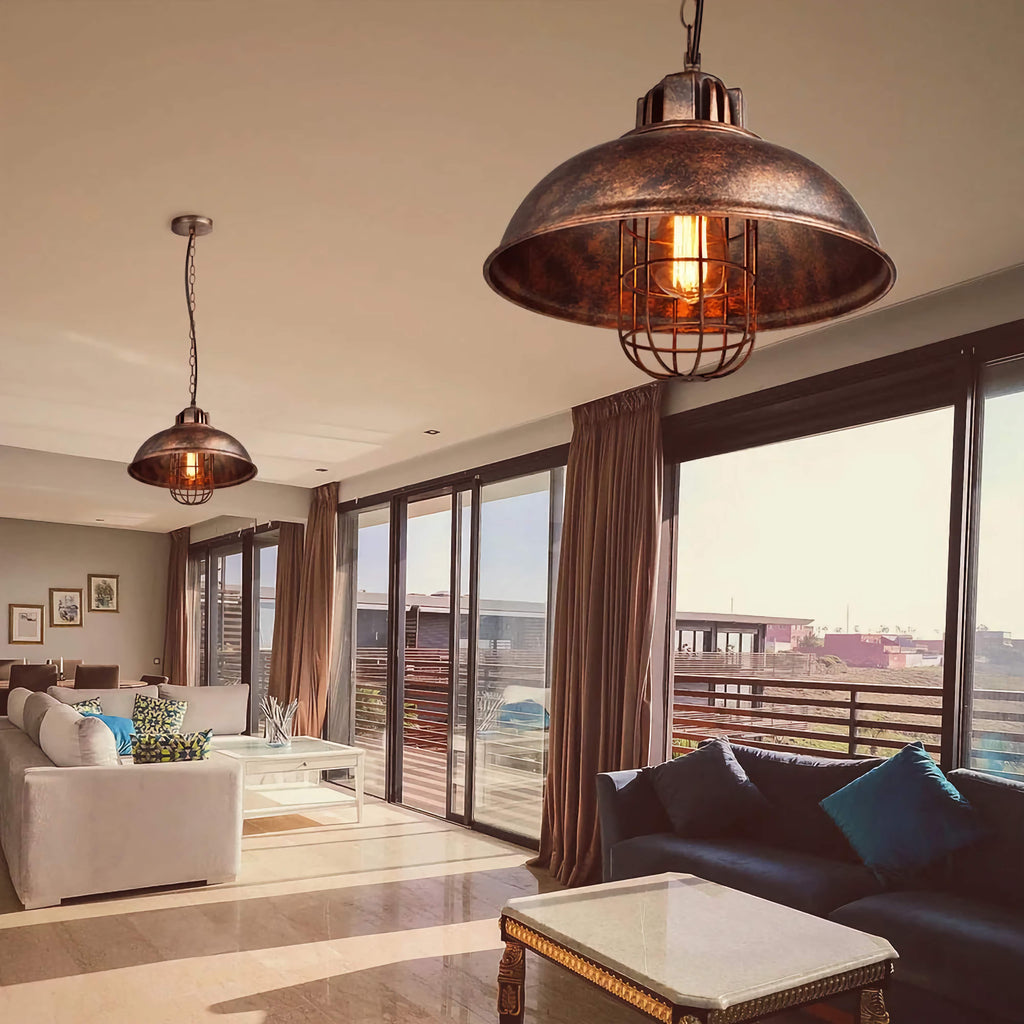 VINTAGE INDUSTRIAL METAL SINGLE PENDANT LIGHTS | CL11202