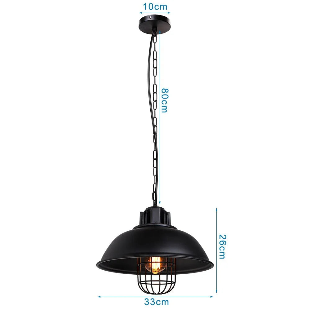 VINTAGE INDUSTRIAL METAL SINGLE PENDANT LIGHTS | CL11202