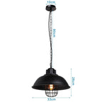 VINTAGE INDUSTRIAL METAL SINGLE PENDANT LIGHTS | CL11202