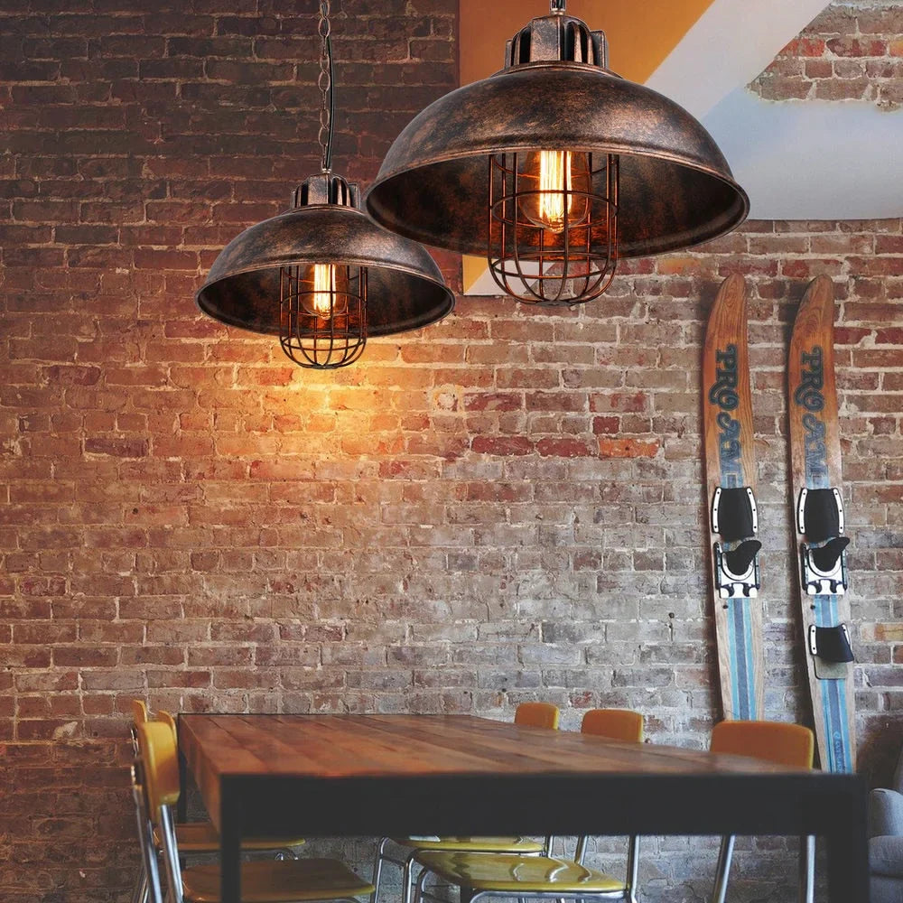 VINTAGE INDUSTRIAL METAL SINGLE PENDANT LIGHTS | CL11202