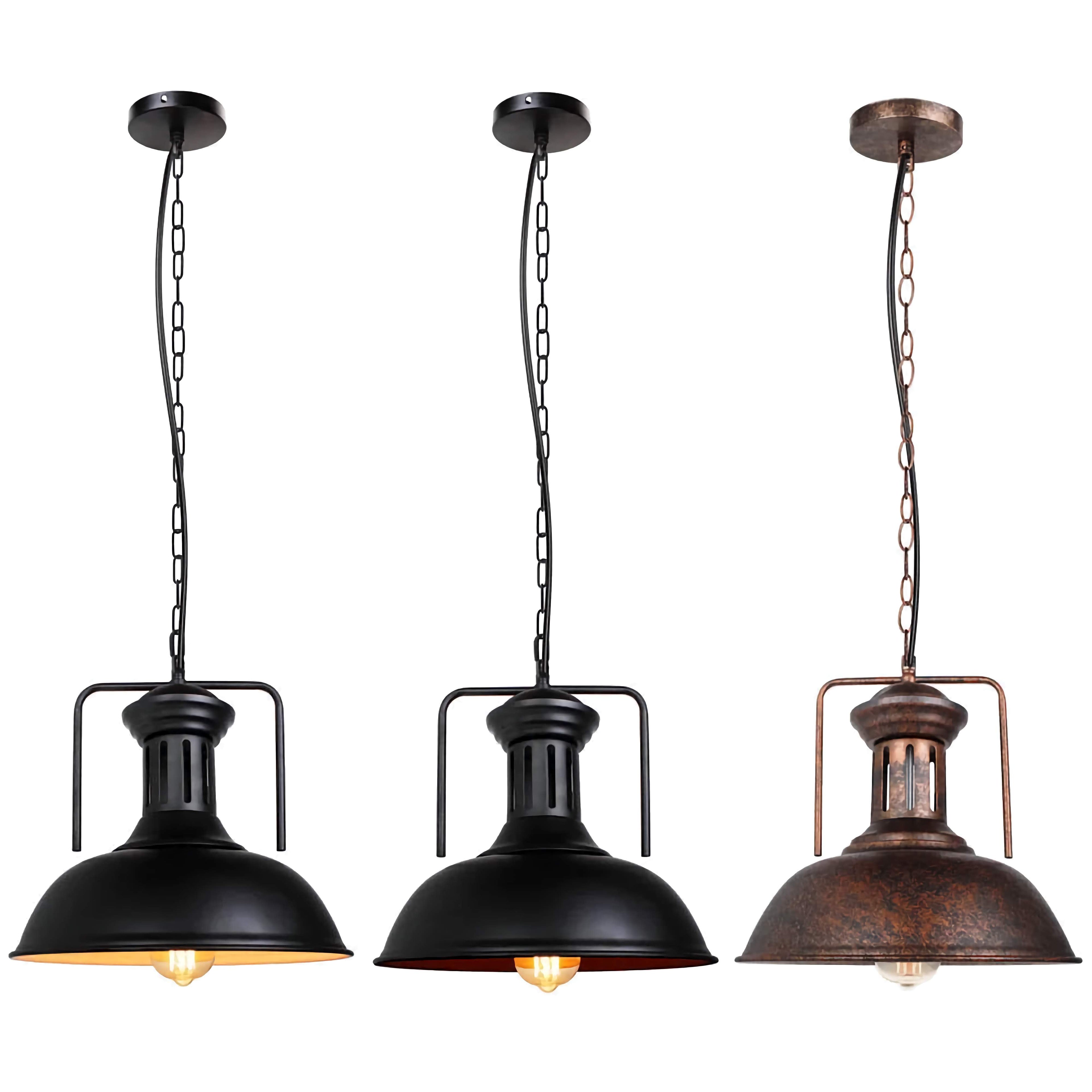 VINTAGE INDUSTRIAL METAL SINGLE PENDANT LIGHTS | CL66320