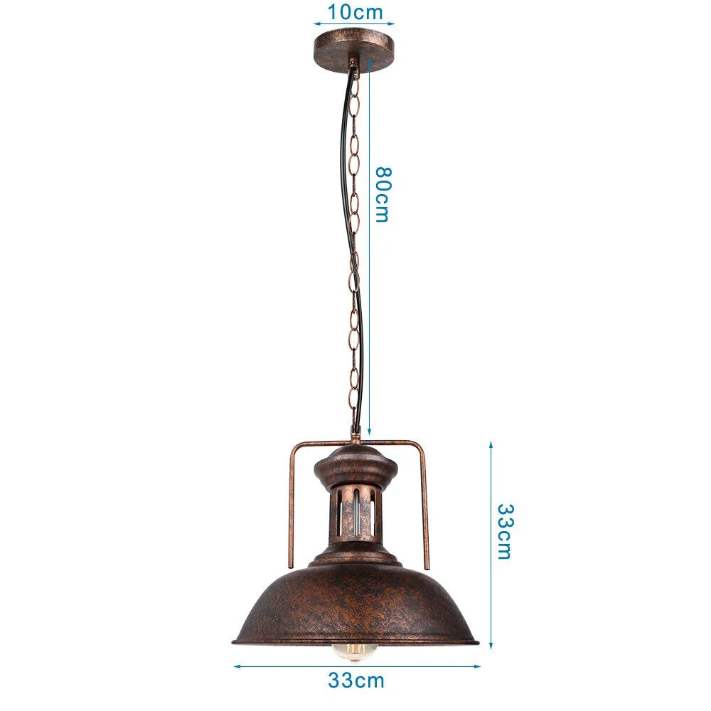 VINTAGE INDUSTRIAL METAL SINGLE PENDANT LIGHTS | CL66320
