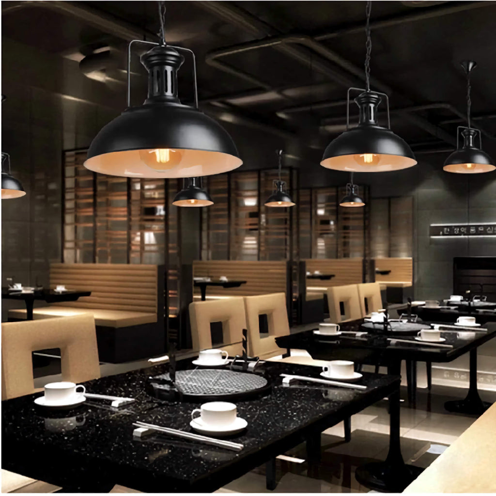 VINTAGE INDUSTRIAL METAL SINGLE PENDANT LIGHTS | CL66320