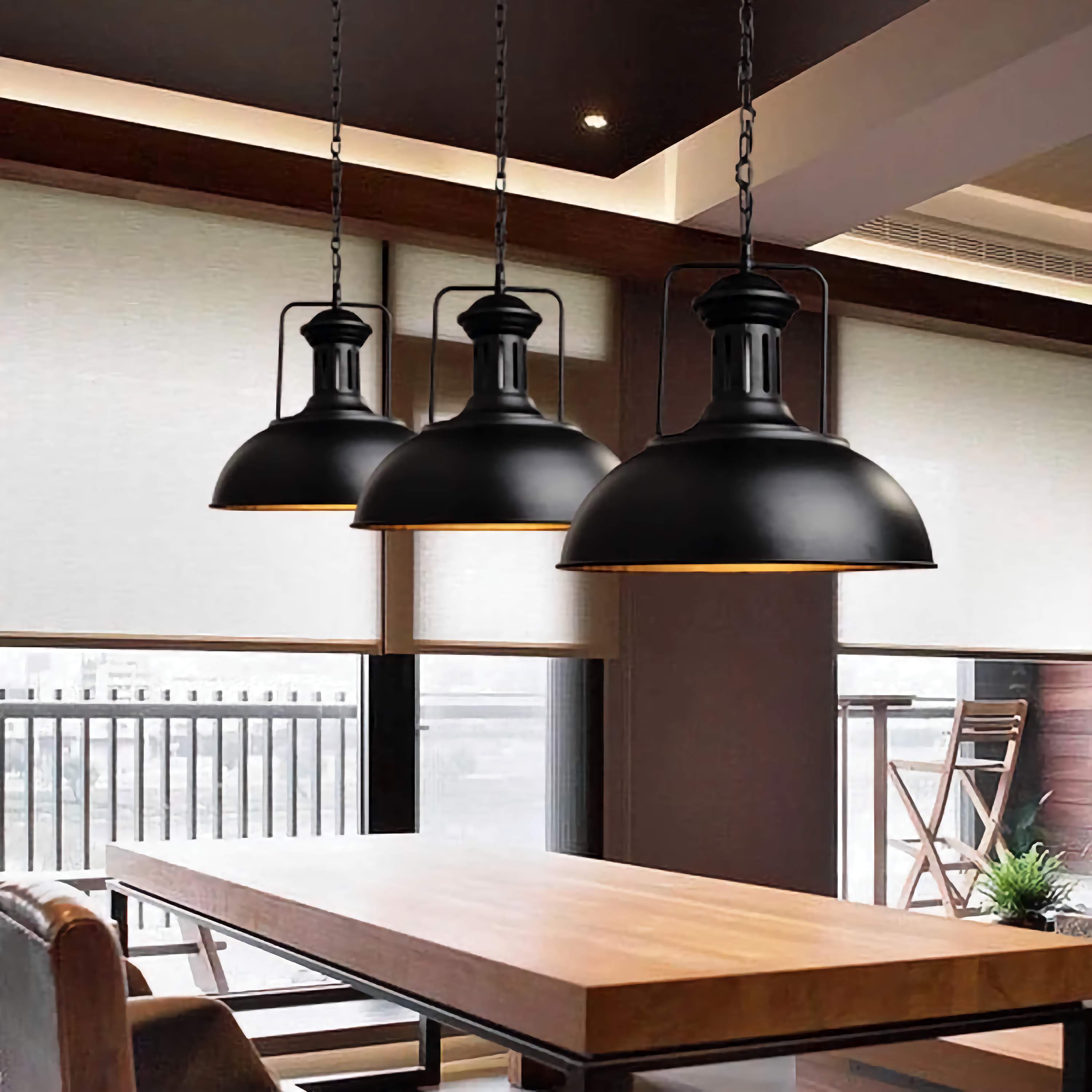 VINTAGE INDUSTRIAL METAL SINGLE PENDANT LIGHTS | CL66320
