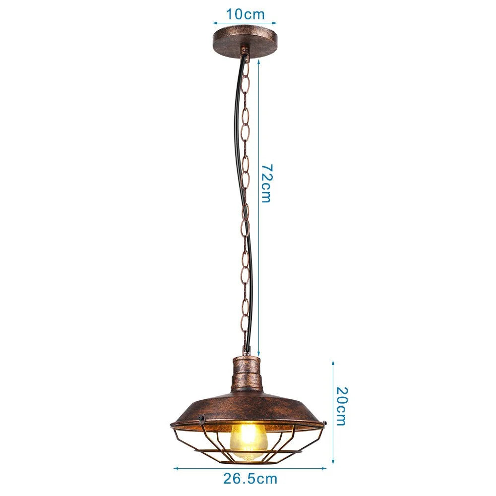 VINTAGE INDUSTRIAL METAL SINGLE PENDANT LIGHTS | CL8788