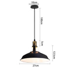 VINTAGE INDUSTRIAL METAL SINGLE PENDANT LIGHTS | CL88520