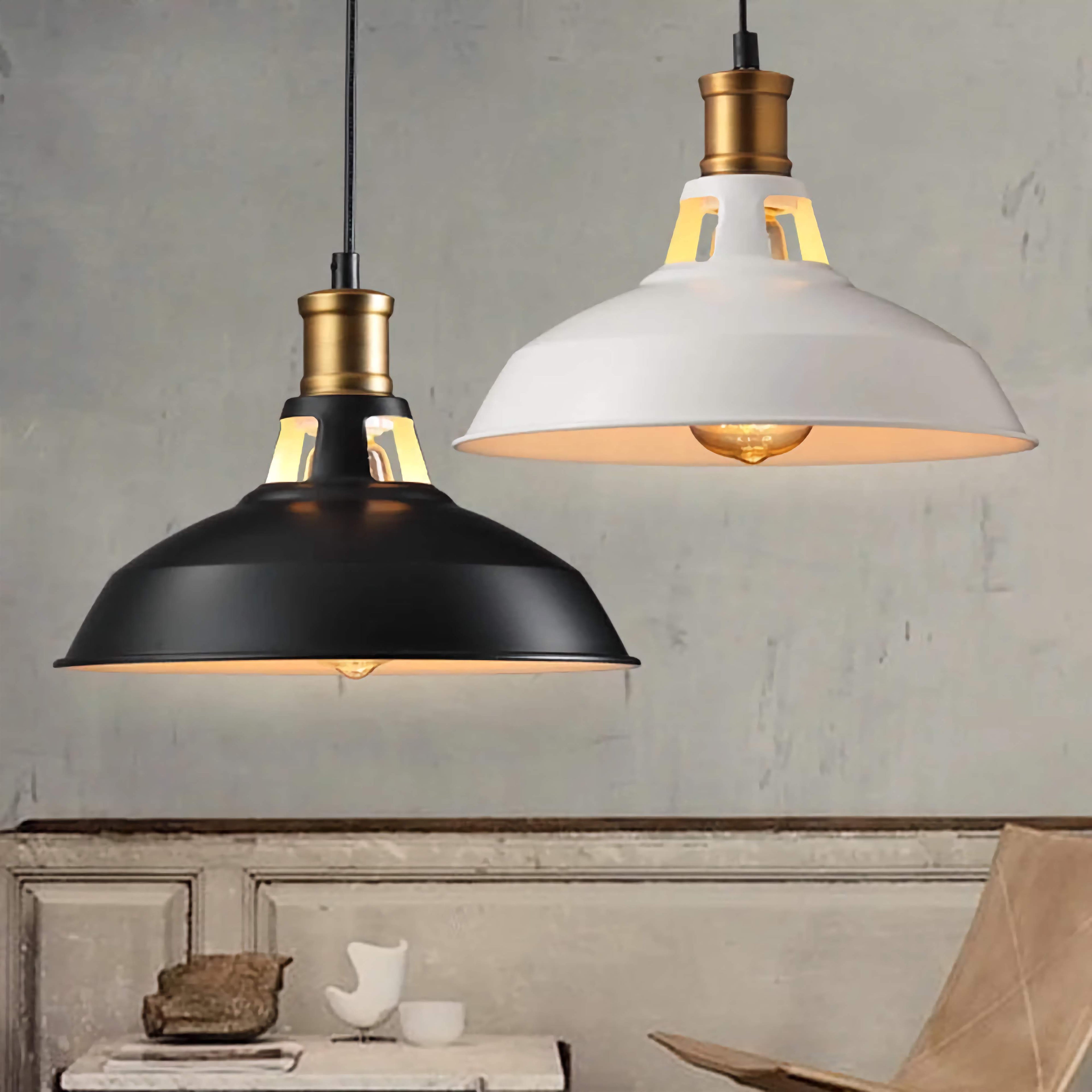 VINTAGE INDUSTRIAL METAL SINGLE PENDANT LIGHTS | CL88520