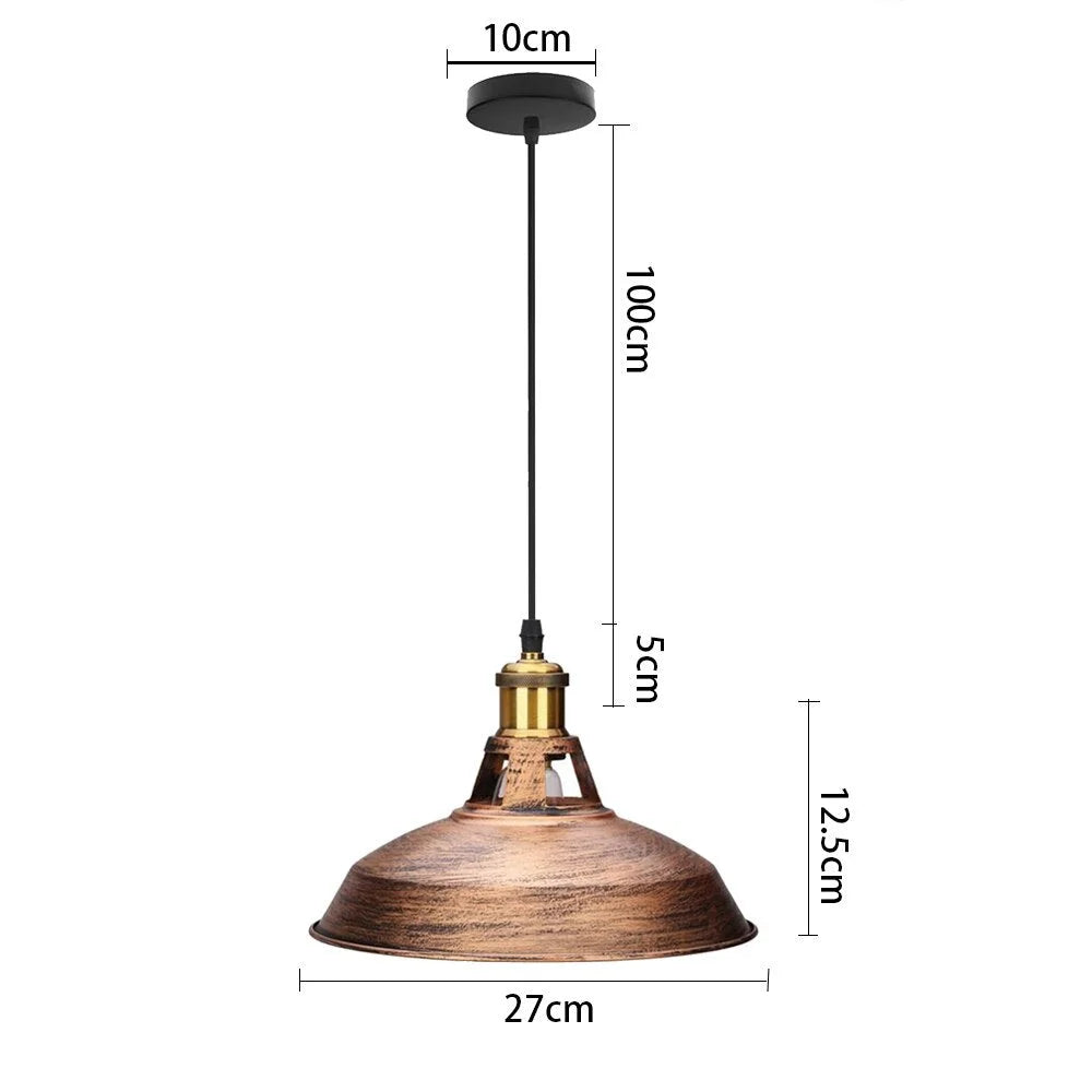 VINTAGE INDUSTRIAL METAL SINGLE PENDANT LIGHTS | CL88520