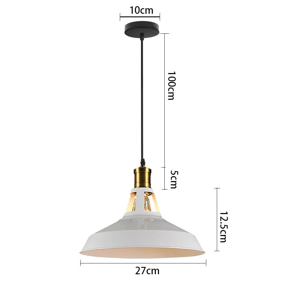 VINTAGE INDUSTRIAL METAL SINGLE PENDANT LIGHTS | CL88520