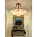 VINTAGE ROUND ALABASTER CEILING LAMPS | CLAS0250A