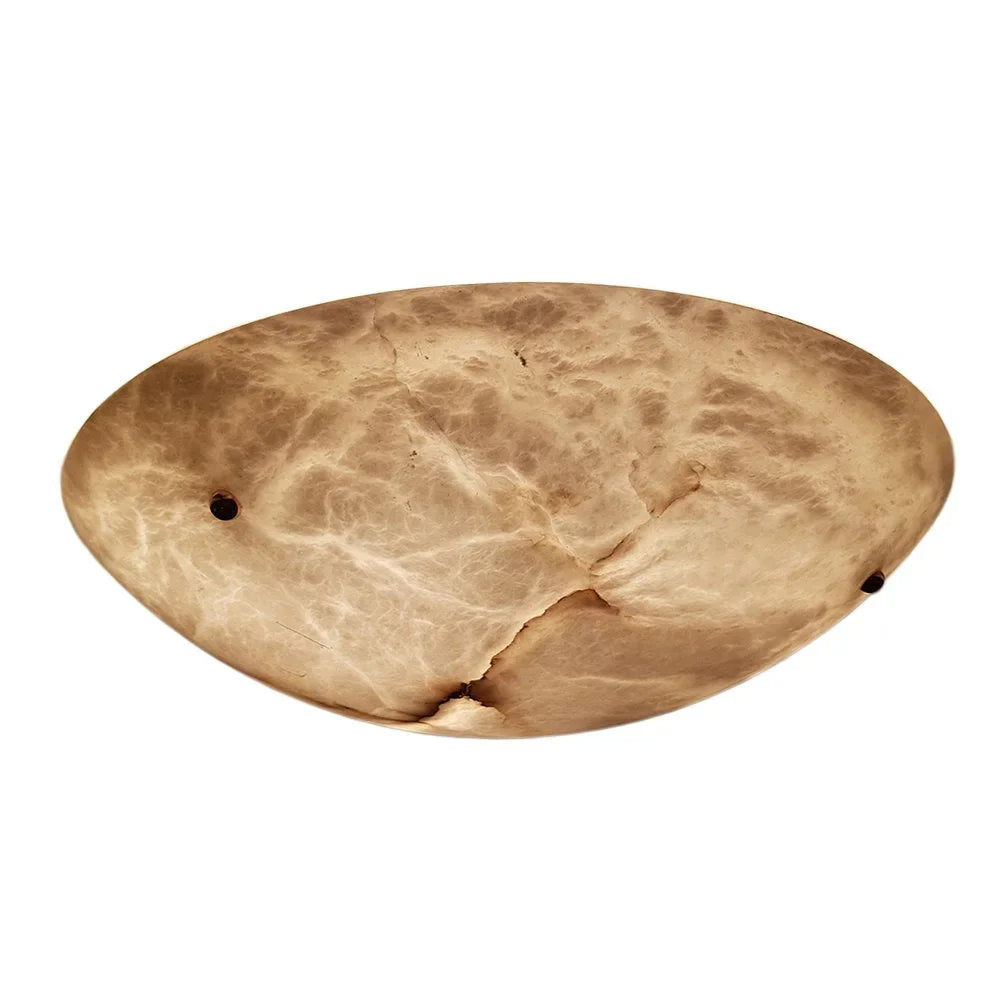 VINTAGE ROUND ALABASTER CEILING LAMPS | CLAS0250A