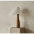 VINTAGE SOLID WOOD TABLE LAMP | CL333320