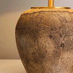 VINTAGE TAUPE WABI STYLE TABLE LAMP