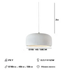 WABI-SABI DOME ARTISANAL RESIN PENDANT LIGHT | CL85002AB