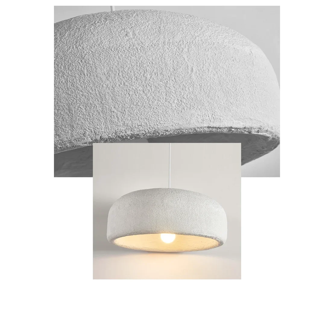 WABI-SABI DOME ARTISANAL RESIN PENDANT LIGHT | CL85002AB