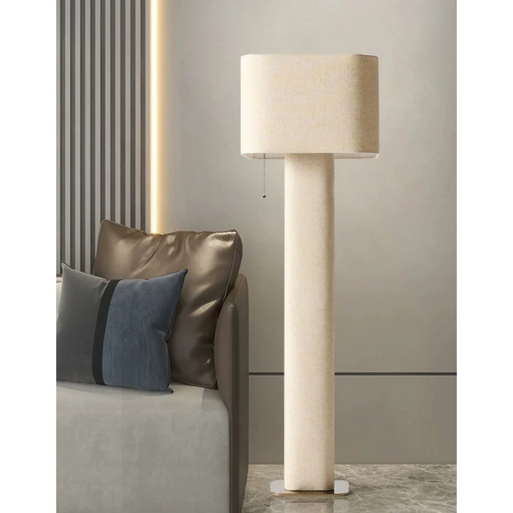 WABI-SABI IRON AND FABRIC FLOOR LAMP | SERIES FARO8950