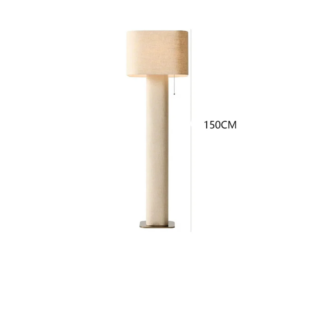 WABI-SABI IRON AND FABRIC FLOOR LAMP | SERIES FARO8950