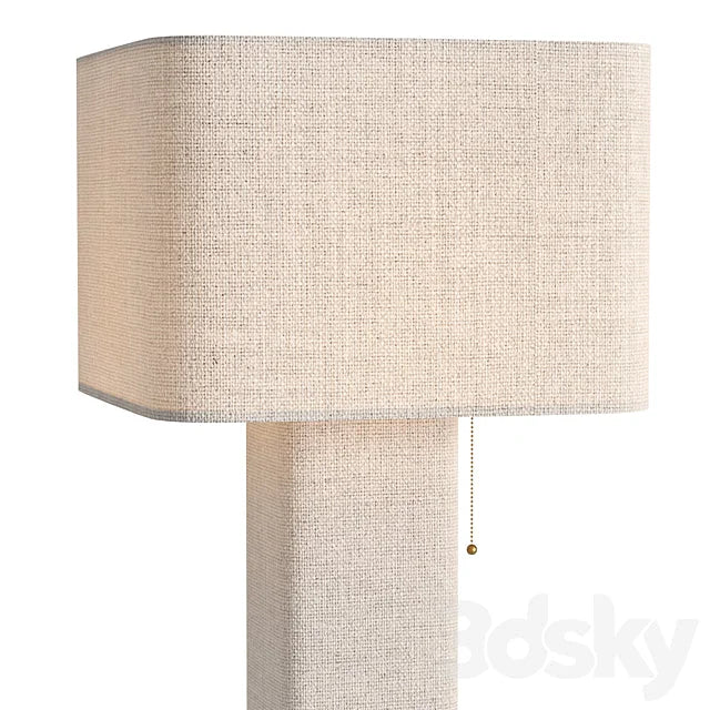 WABI-SABI IRON AND FABRIC FLOOR LAMP | SERIES FARO8950