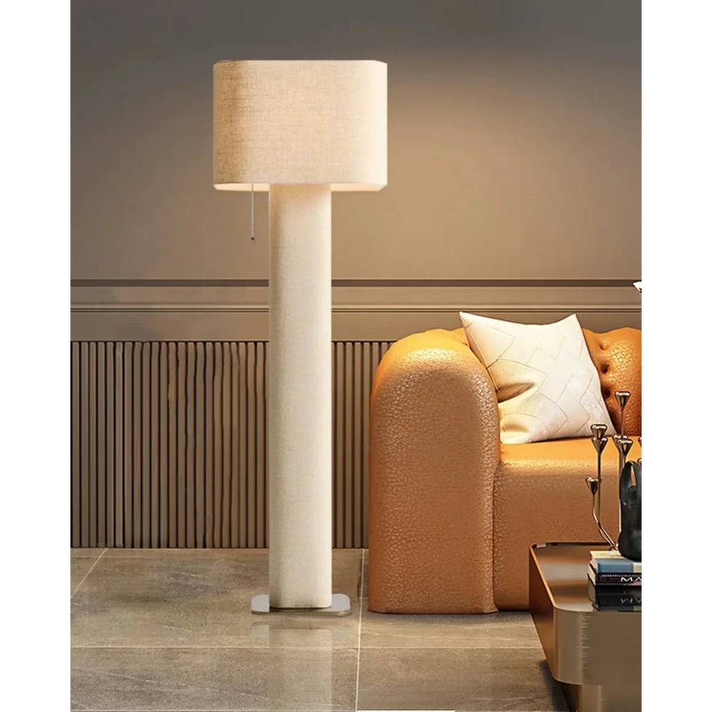 WABI-SABI IRON AND FABRIC FLOOR LAMP | SERIES FARO8950