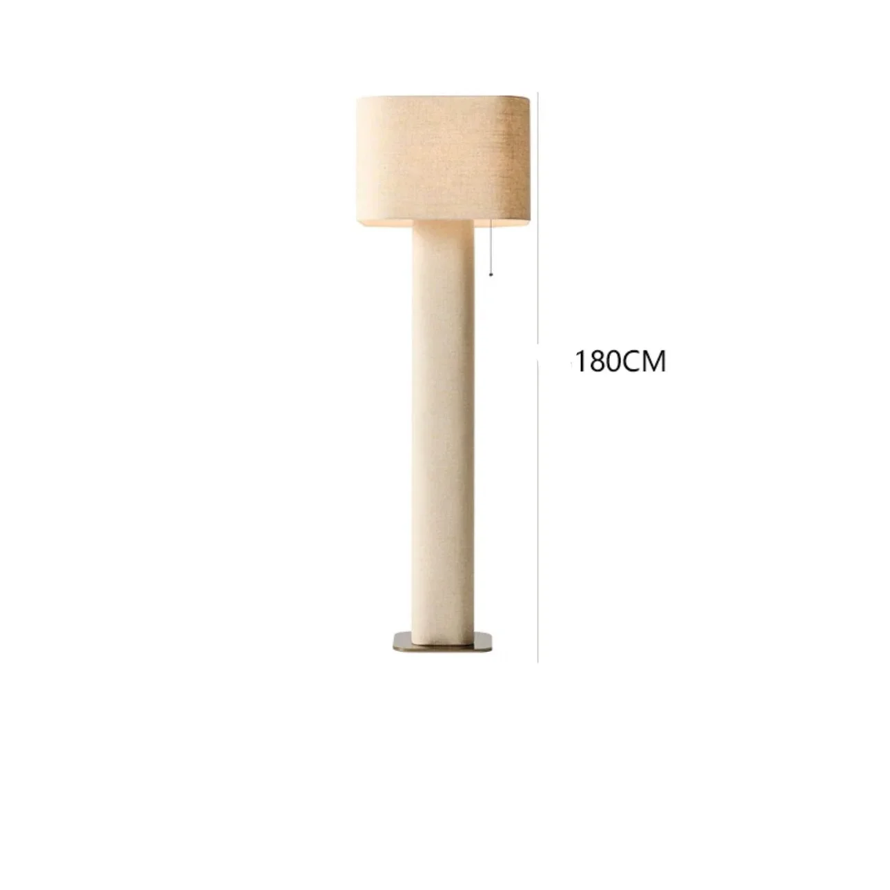 WABI-SABI IRON AND FABRIC FLOOR LAMP | SERIES FARO8950