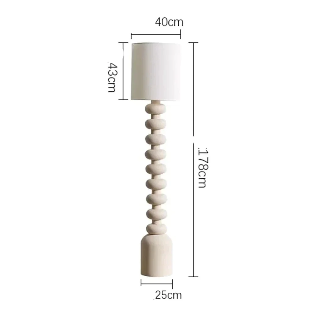 WABI-SABI RESIN FLOOR LAMP | CL7774033