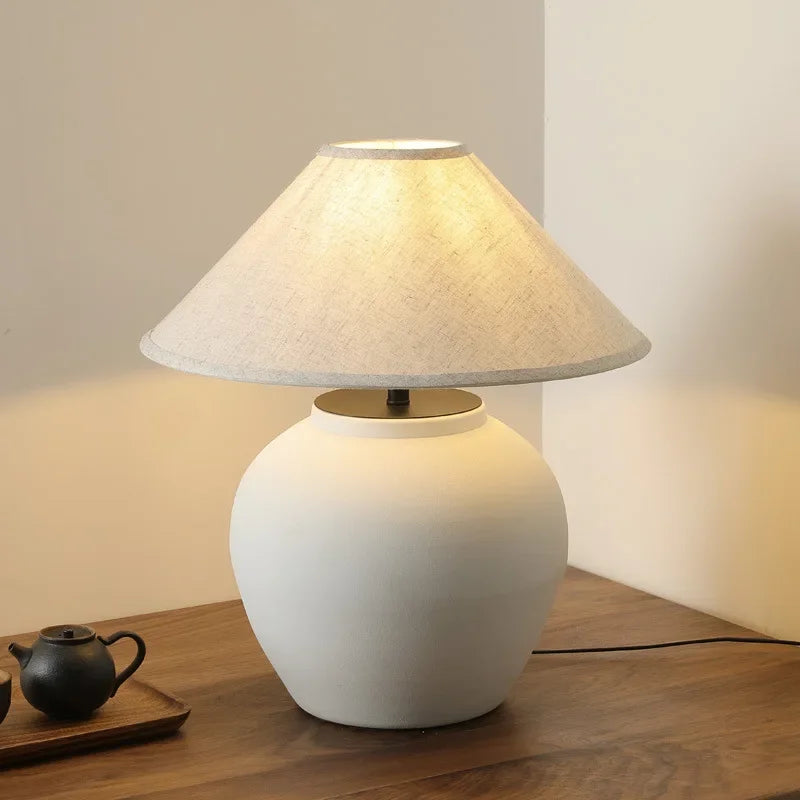 WABI-SABI TABLE LAMPS HISLIN SERIES | BLACK AND WHITE AVAILABLE