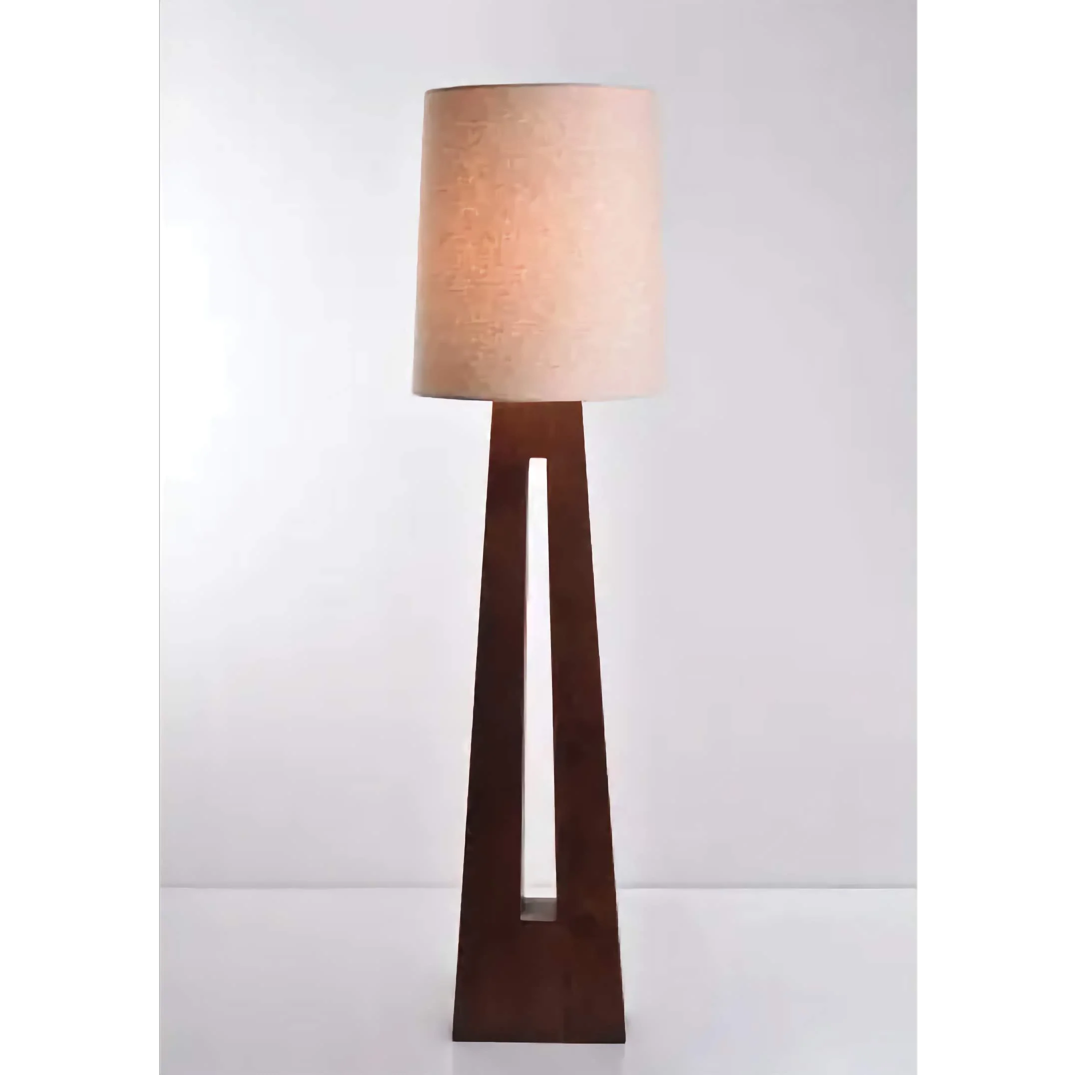 WALNUT SPLIT-COLUMN FLOOR LAMP | CLSSK6002