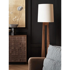 WALNUT SPLIT-COLUMN FLOOR LAMP | CLSSK6002