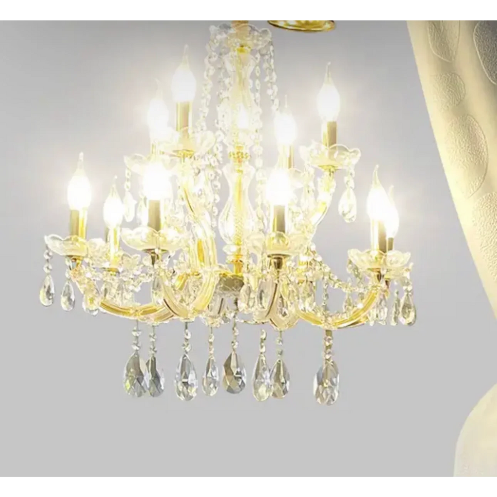 WHITE GIRAFFE SCULPTURE LAMP WITH CRYSTAL CHANDELIER | DESIGN CL025A