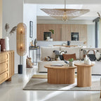 WICKER SHADE FLOOR LAMP | CL85068B