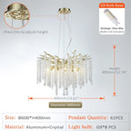WISTERIA CRYSTAL CHANDELIER | DESIGN PKJ89562