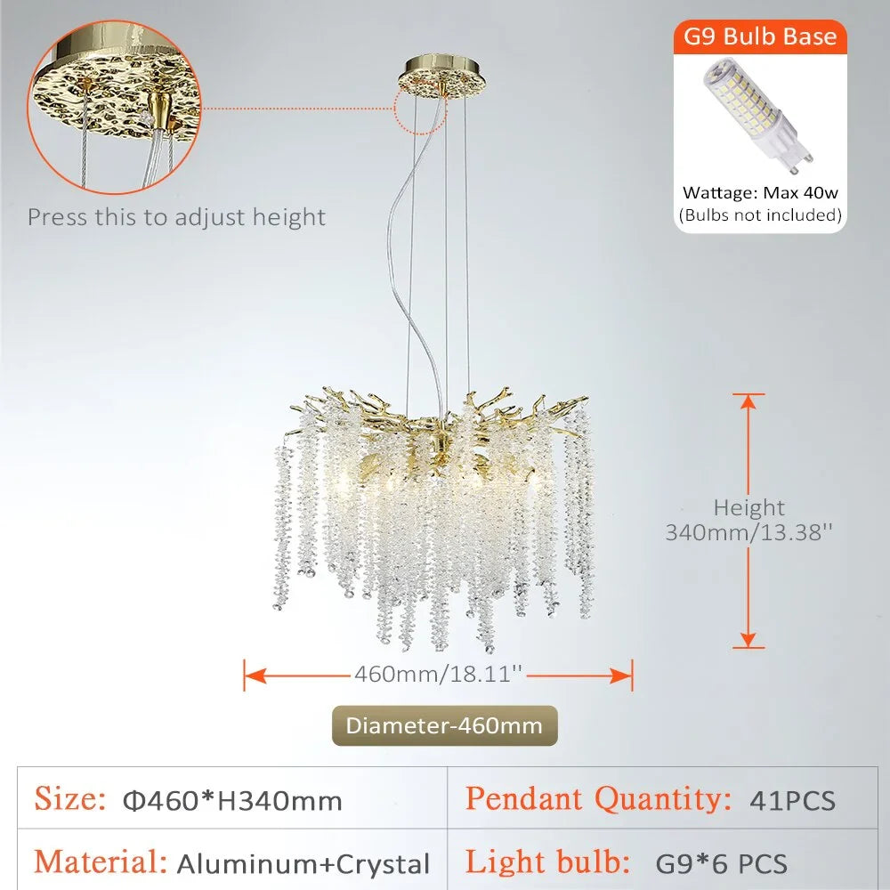 WISTERIA CRYSTAL CHANDELIER | DESIGN PKJ89562