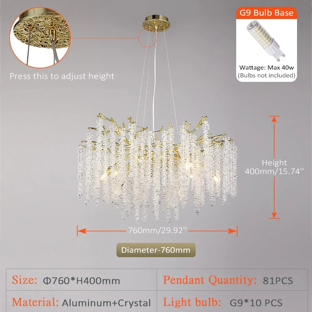 WISTERIA CRYSTAL CHANDELIER | DESIGN PKJ89562