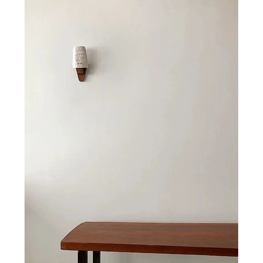 WOOD CERAMIC WALL LAMP | CLOP7401111