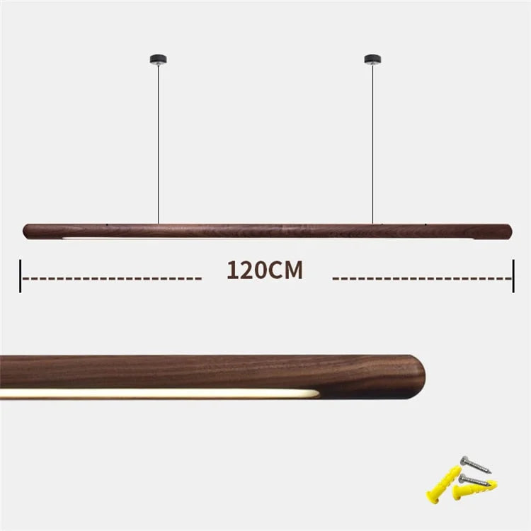 WOOD KITCHEN LINEAR PENDANT LIGHTING | CLGHLIN54