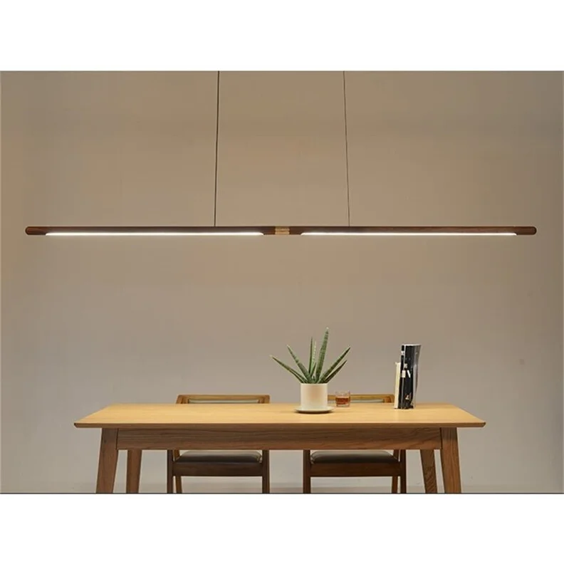 WOOD KITCHEN LINEAR PENDANT LIGHTING | CLGHLIN54