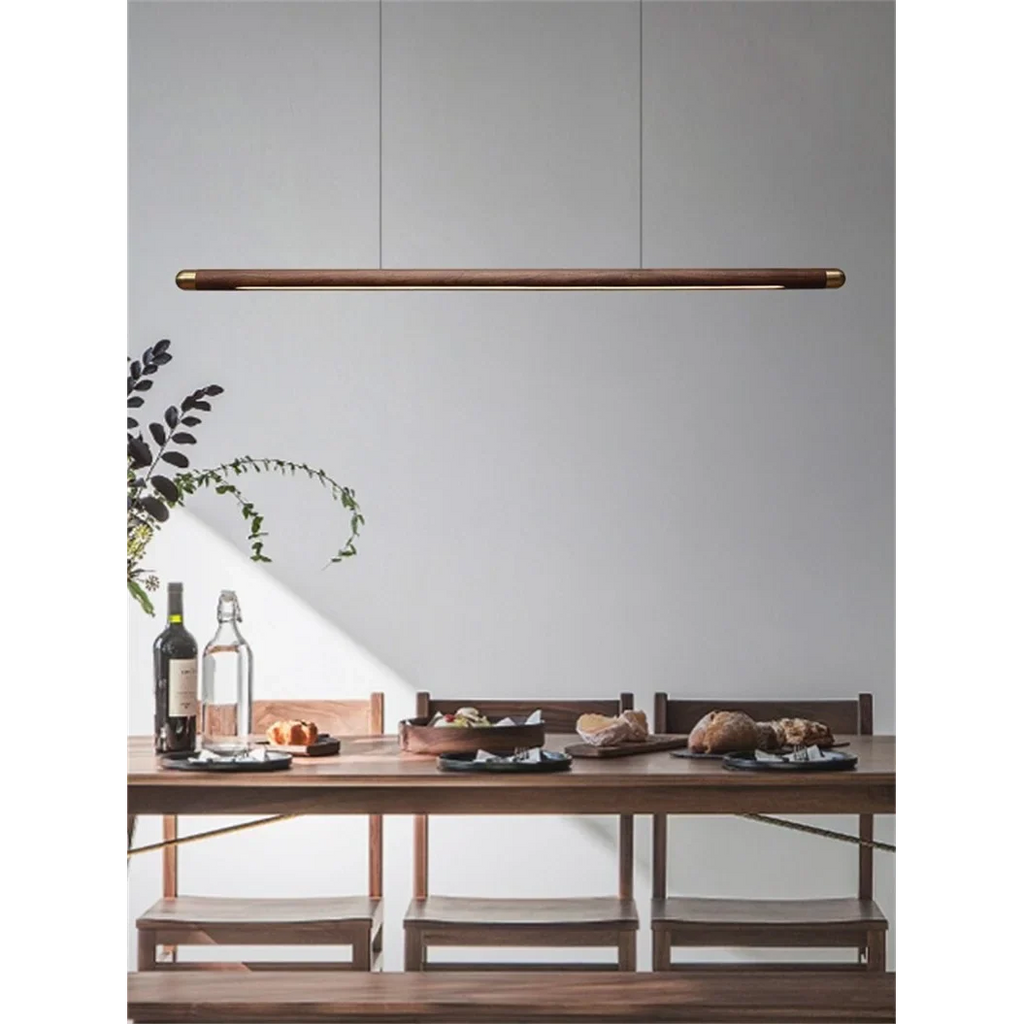 WOOD KITCHEN LINEAR PENDANT LIGHTING | CLGHLIN54
